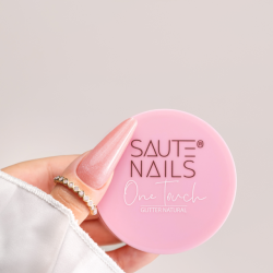 Saute Nails Żel Budujący One Touch Glitter Natural 50g