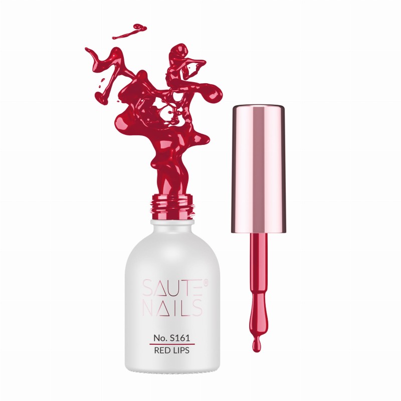 Saute Nails Lakier Hybrydowy S161 Red Lips