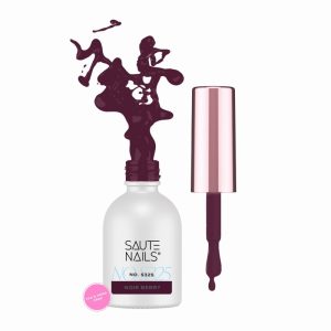 Saute Nails Lakier hybrydowy S325 Noir Berry