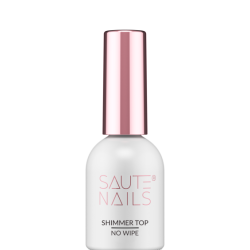 Saute Nails Top Hybrydowy z Drobinkami Shimmer Top No