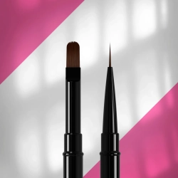 Staleks Pędzelek dwustronny EXPERT liner 10 mm / do żelu 11 mm