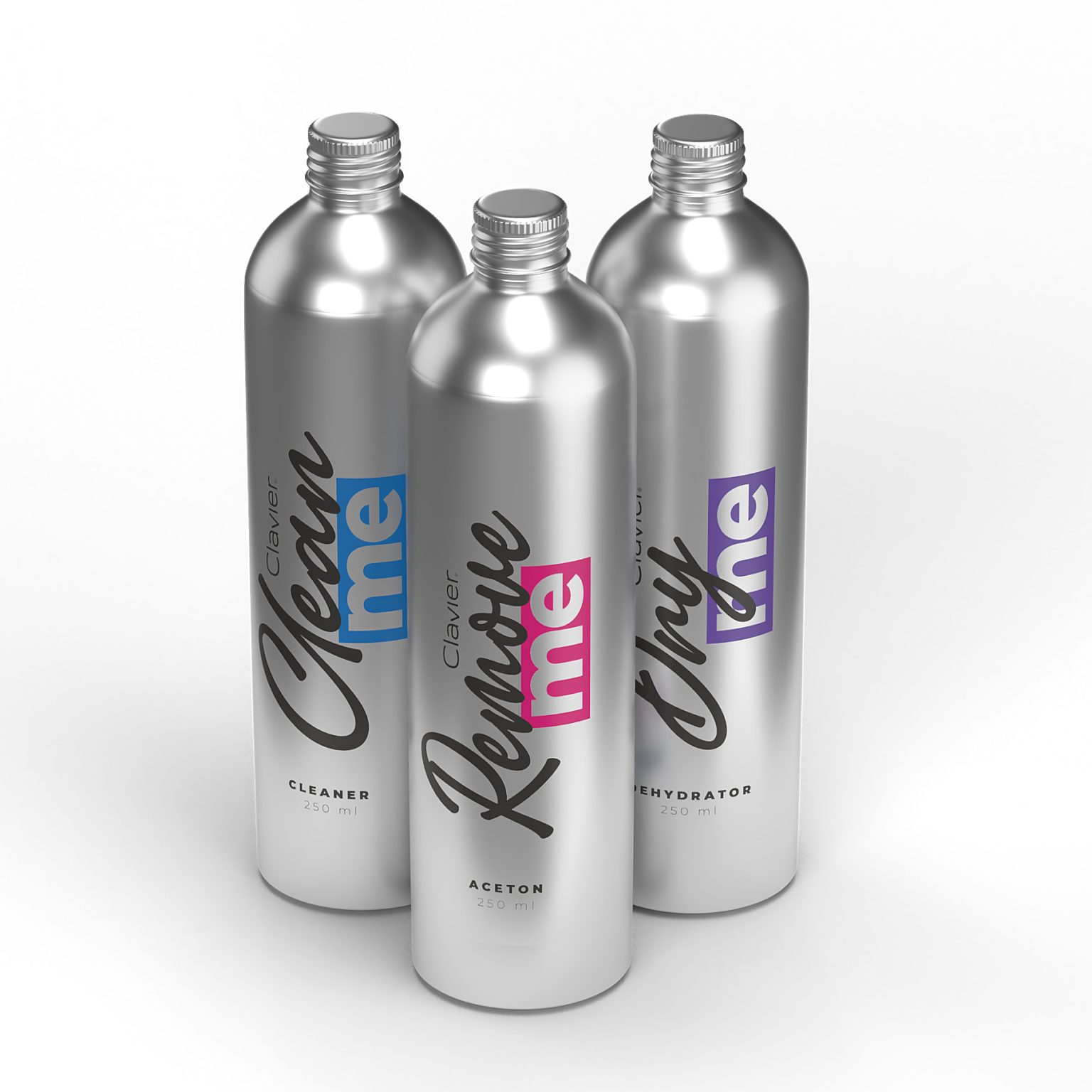Clavier Dehydrator ” Dry Me”, odtłuszczanie, zwiększa przyczepność lakieru hybrydowego, 250ml - obrazek 2
